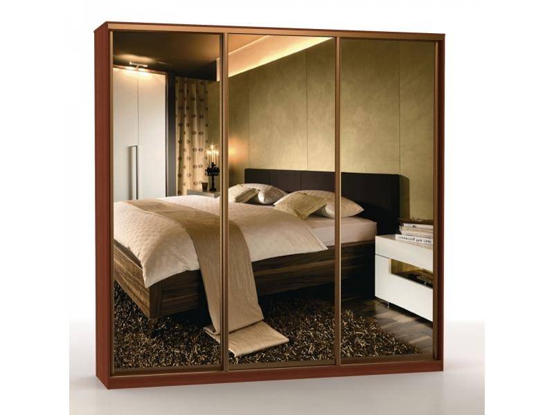 прямой шкаф-купе с 3 зеркалами шк-3 20 24 45 02 02 02 в Костроме