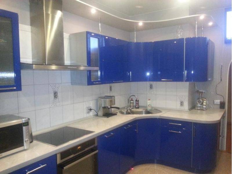 синяя кухня в Костроме