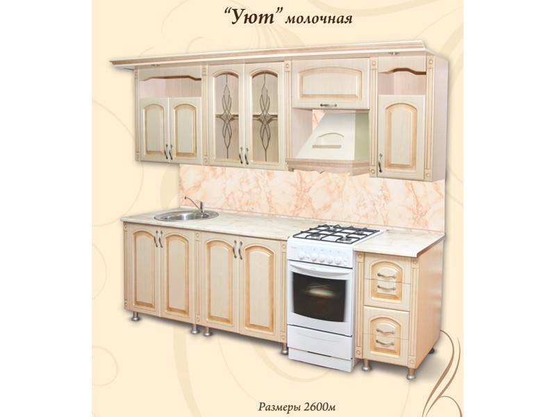 кухонный гарнитур прямой уют в Костроме