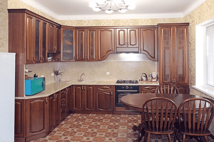 кухня фантазия угловая орех в Костроме