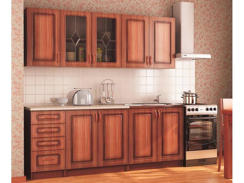 кухня прямая слива мдф в Костроме