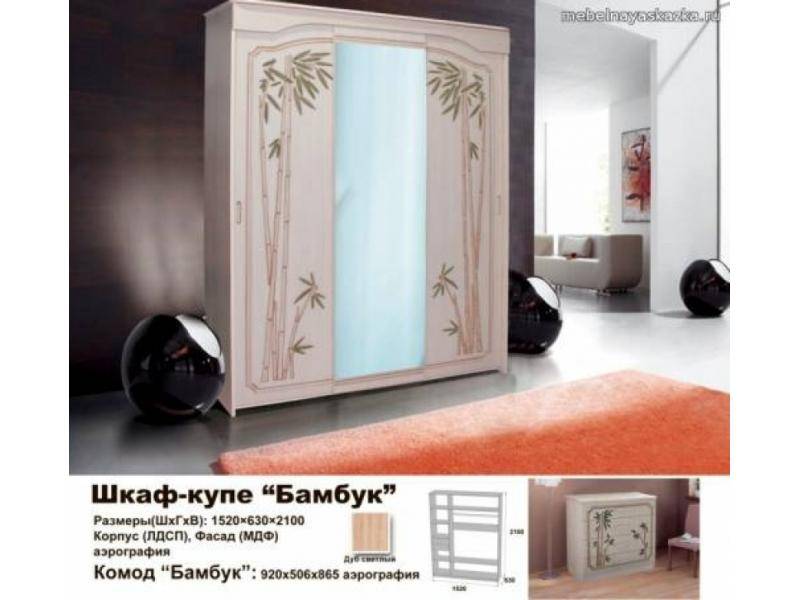шкаф - купе бамбук в Костроме