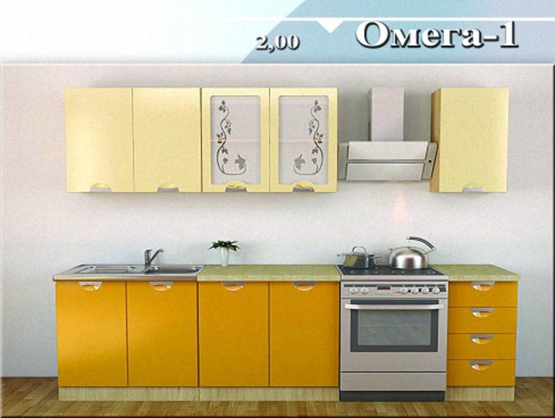 кухонный гарнитур «омега 1» в Костроме