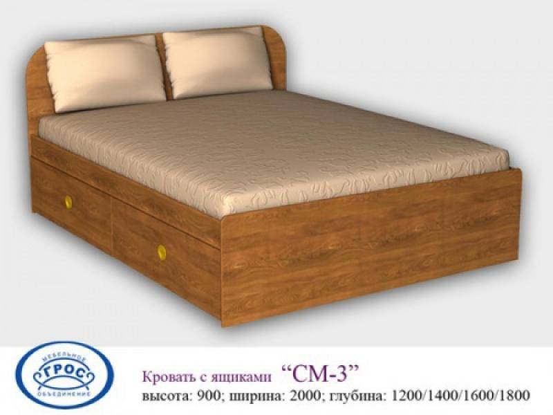 кровать с ящиками в Костроме