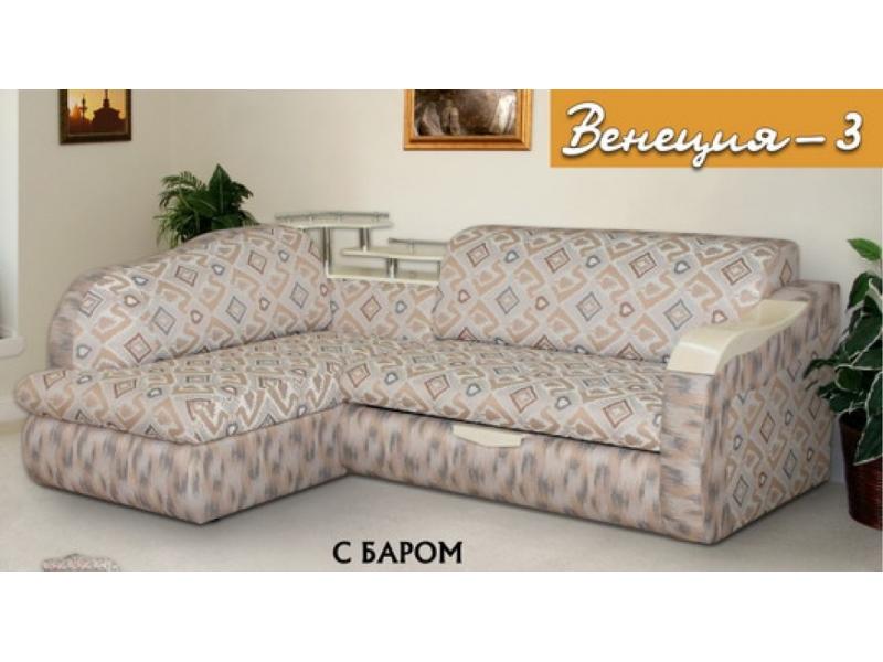 угловой диван венеция 3 с баром в Костроме