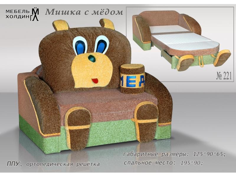 диван прямой «мишка с медом» в Костроме