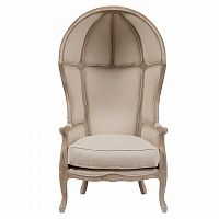 кресло с капюшоном versailles chair бежевый лен в Костроме