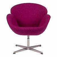 кресло swan chair лиловое в Костроме