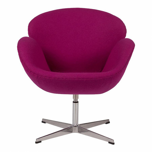 кресло swan chair лиловое в Костроме
