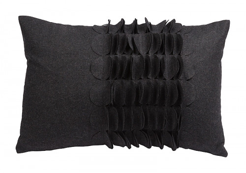 подушка с объемным узором giselle dark gray в Костроме