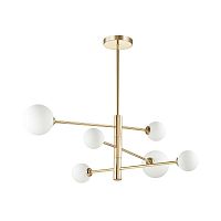 подвесная люстра lumion estelle 4418/6c белая в Костроме