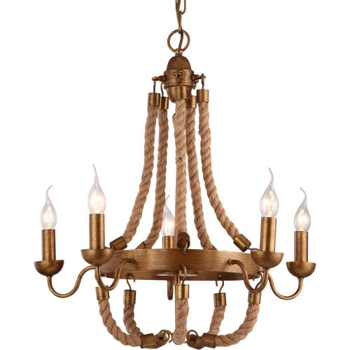подвесная люстра arte lamp amaca a8957lm-5bz в Костроме