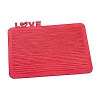 разделочная доска happy board love, красная в Костроме
