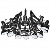 подвесная люстра kink light морено 07558-12 черная в Костроме