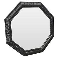 зеркало восьмиугольное черное с резьбой black sparkle в Костроме