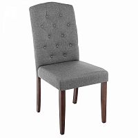 стул деревянный dark walnut / fabric grey в Костроме