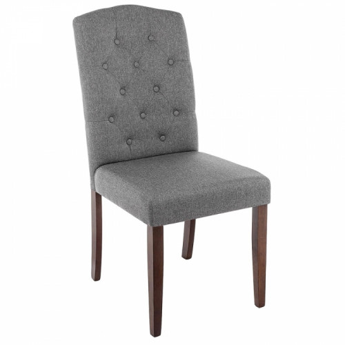 стул деревянный dark walnut / fabric grey в Костроме