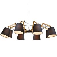 подвесная люстра arte lamp pinoccio a5700lm-8bk в Костроме
