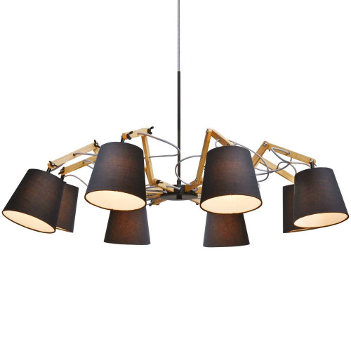 подвесная люстра arte lamp pinoccio a5700lm-8bk в Костроме