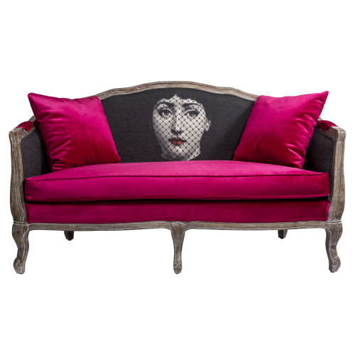 диван «вуаль руж» fornasetti прямой розовый в Костроме