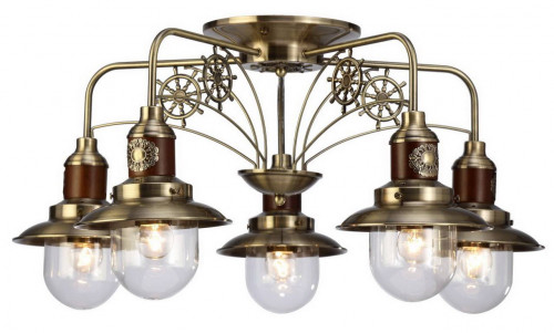 потолочная люстра arte lamp sailor a4524pl-5ab в Костроме