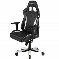 кресло геймерское dxracer king ks57 черно-белое в Костроме