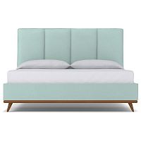кровать двуспальная 180х200 голубая carter sky в Костроме