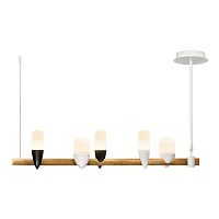 подвесная светодиодная люстра loft it whisper 1028-5wh в Костроме