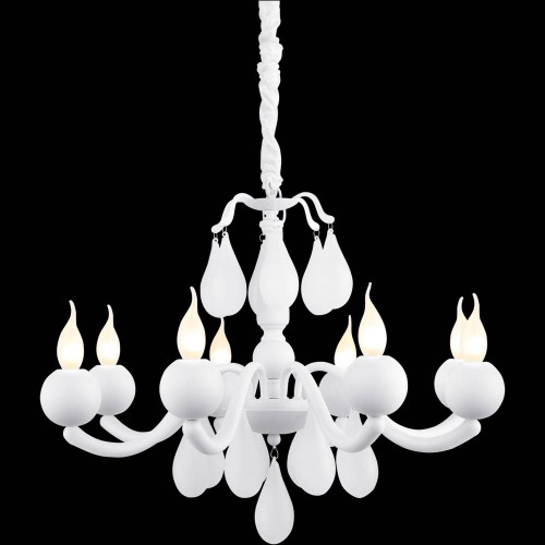 подвесная люстра arte lamp sigma a3229lm-8wh в Костроме