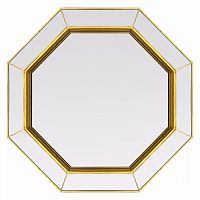 зеркало золотое венецианское восьмиугольное espresso gold в Костроме