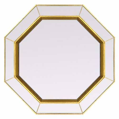 зеркало золотое венецианское восьмиугольное espresso gold в Костроме