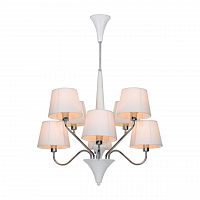 подвесная люстра arte lamp a1528lm-8wh белая в Костроме