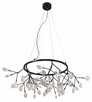 подвесная светодиодная люстра crystal lux evita sp45 d черная в Костроме