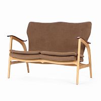 диван fauteuil прямой коричневый в Костроме
