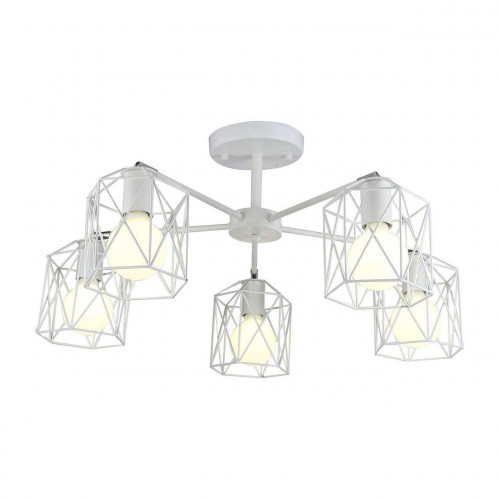 потолочная люстра arte lamp a4284pl-5wh белая в Костроме