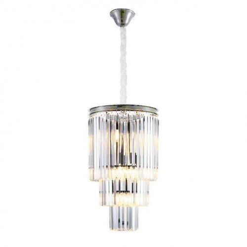 подвесная люстра newport 31110/s nickel в Костроме