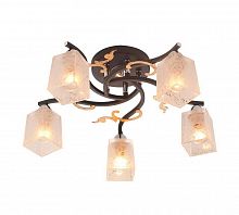 потолочная люстра idlamp edda 206/5pf-blackchrome в Костроме