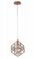 дизайнерский подвесной светильник crystal lux diego sp1 gold в Костроме