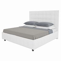 кровать белая большая 200х200 royal black в Костроме
