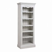 шкаф книжный открытый узкий марсель молочно-белый в Костроме