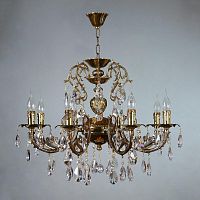 подвесная люстра ambiente alicante 8888/8 pb tear drop бронза в Костроме