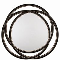 зеркало круглое черное большое диаметр 120 см round s в Костроме
