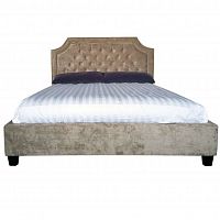 кровать двуспальная 160х200 бежевая delma в Костроме