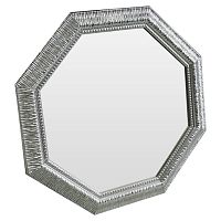 зеркало серебряное восьмиугольное с декором sparkle silver в Костроме