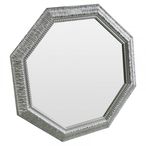 зеркало серебряное восьмиугольное с декором sparkle silver в Костроме
