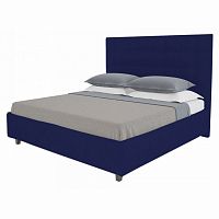 кровать двуспальная 160х200 синяя royal black в Костроме