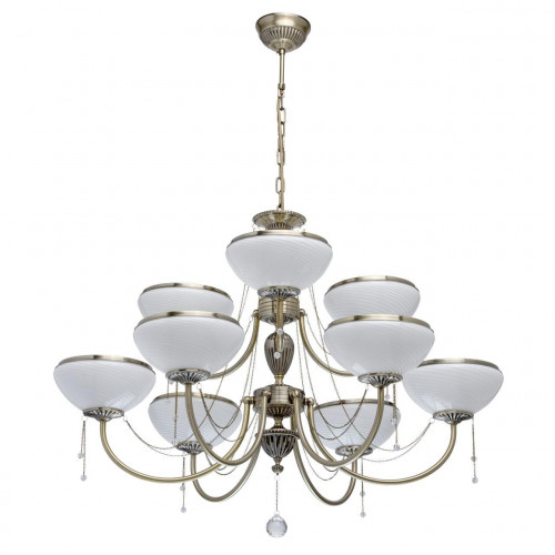 подвесная люстра mw-light фелиция 347019309 белая в Костроме