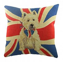 подушка с фото белого терьера jack westie в Костроме