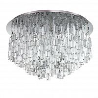 потолочный светильник люстра ideal lux majestic pl10 trasparente в Костроме