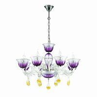 подвесная люстра odeon light ninfea 3930/8 в Костроме